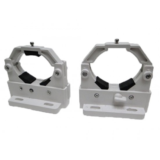 Suporte de Tubo de Laser - Branco Automático Kit Com 2 Peças 90mm Suporte de Tubo de Laser - Branco Automático Kit Com 2 Peças 90mm