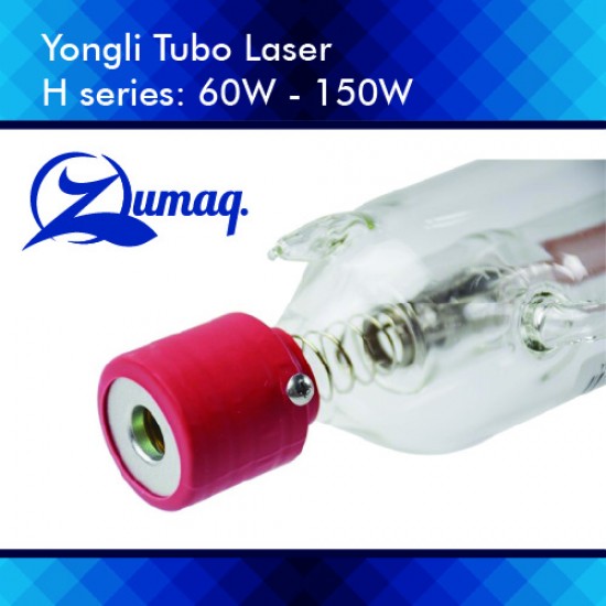 Tubo Laser 130w Pico 150w Yongli H6 8.500hrs Máquina Laser Co² Tubo Laser 130w Pico 150w Yongli H6 8.500hrs Máquina Laser Co²