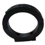 Tubo Laser - Par de Suporte Preto 70mm