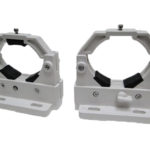 Tubo Laser - Par de Suporte Branco Automático 80mm