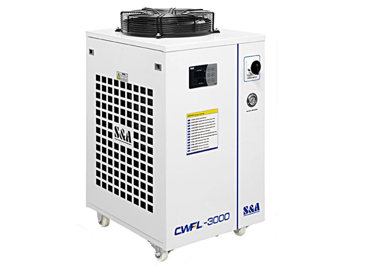 Chiller para máquina laser fibra 3000W 220V/380V CNC Zumaq